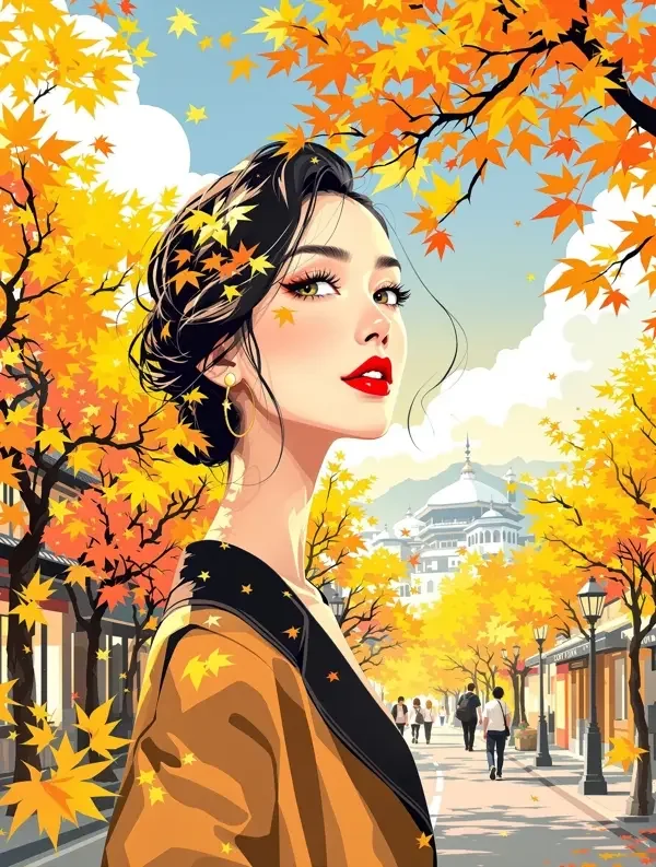 枫红唇印 漫画封面
